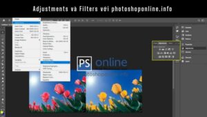 Adjustments và Filters với photoshoponline.info
