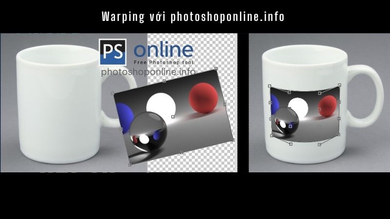 Warping với photoshoponline.info
