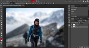 đặt đối tượng nằm trên layer nền mờ