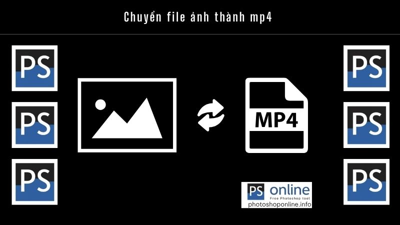 Cách chuyển ảnh thành MP4 bằng công cụ Photoshop Online 2 Chuyển file ảnh thành mp4 bằng photoshop online