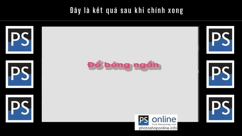 Đây là kết quả sau khi chỉnh xong