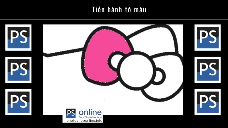 Hướng dẫn chi tiết cách tô màu và đổ màu trong Photoshop đơn giản, dễ thực hiện 14 Tiến hành tô màu