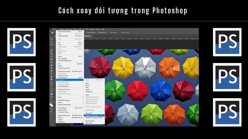Cách xoay vật thể trong Photoshop đơn giản cho người mới bắt đầu 10 Cách xoay đối tượng trong Photoshop